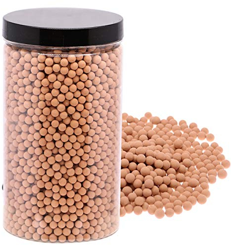 Tonkiesel Gartenarbeit Keramikstelle Orchidee Hydrokultur Grow Media Tonsteine Drainage Wasser Reinigung Ceramsite Decor Anbau Erde Stein Gartenbau Grade für Boden Hydrokultur Aquaponik 1 kg