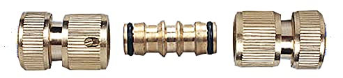 SEIWEI Lot de 3 raccords extensibles en laiton pour tuyau d'arrosage