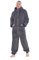 Keanu KM217-C-LX - Mens Snuggle Fleece Onesie - Charcoal - LX