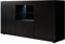 MB Muebles Bonitos | Wohzimmer Esszimmer Schrank Möbel Sideboard Modell Natolia | Breite 150 x Höhe 83 x Tiefe 40 cm | Mattes Melamin | 3 Türen | LED-Beleuchtung | Schwarz