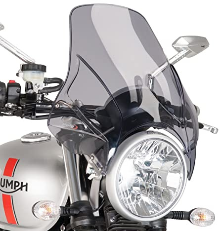 Windschild Universal Puig Plus Windschutzscheibe rauchgrau