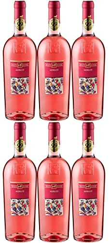 Weingut Ulisse Tenuta Merlot Rosato Roséwein Wein Trocken IGP Italien I Versanel Paket (6 x 0,75l)