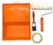 Nespoli Kit Rodillo Pintura Antigoteo 18 cm, con Bandeja, Cinta, y Pincel - Ideal Para Paredes y Techos, Set de Bricolaje para Decoración del Hogar
