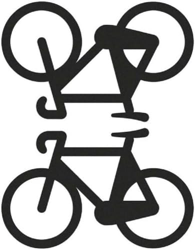 Reflective Berlin Unisex – Erwachsene Decals Reflexaufkleber, Bikes Black, Einheitsgröße