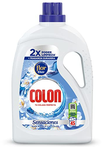 COLON detergente máquina líquido gel sensaciones botella 45 lv