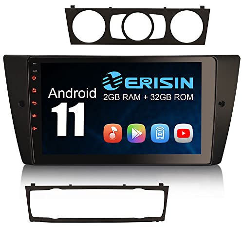 Android 14 Octa Core 2+32GB Autoradio Navi für BMW 3 Series M3 E90/91/92/93 Sat NAV DAB+Radio Carplay Android Auto Bluetooth WiFi SWC Handsfree DVB-T2 GPS DSP