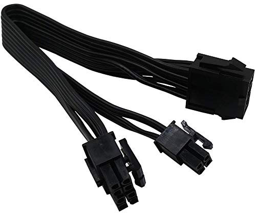 Pmkvgdy CPU 8 Pin Female to CPU 8 Pin ATX 4 Pin Male Power Supply Converter Adapter Extension Cable for Motherboard (20cm)