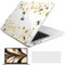 Batianda Case for 12.4 Microsoft Surface Laptop Go 3 2023 Release/Surface Laptop Go 2 (2022), Designed Clear Protective Plastic Hardshell & Keyboard Cover & Screen Protector, Honeycomb