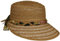 Lipodo Chapeau Regency Vented Valevia Femme - Casquette pour visière Le Soleil de Plage avec Été Printemps-été - Taille Unique Marron