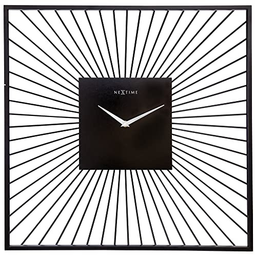 Wanduhr Vasco Schwarz, 45 x 45 cm