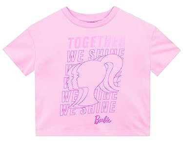 Barbie Tshirt Girls | Girls Cotton T Shirt | Novelty T-Shirts | Ages 3 to 13 Years | Pink 9-10 Years