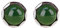 925 Sterling Silber Grün Jade Ohrringe, Jade Ohrstecker für Frauen Männer, Glück Schmuck Geschenke für Mama Frau Freund