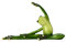 AMZLORD Yoga-Frosch, Klassische Figur, Gartenbedarf, Kunstharz, Dekor, Statue, wasserdicht, Innen- und Außenbereich