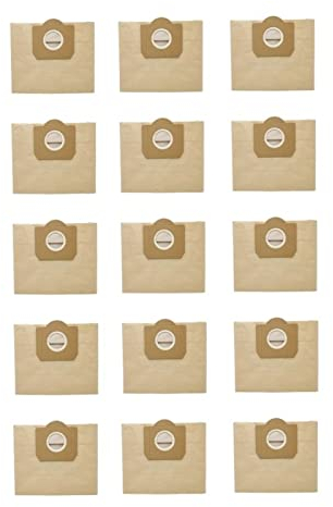 BebeXi Bolsa For Polvo De 15 Uds. Compatible con KARCHER. WD3 Premium WD 3.300 M WD 3.200 WD3.500 P 6.959-130 Aspirador