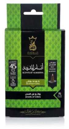 Ansaam Räucherkegel, Duft von Almadina, 15 Stück