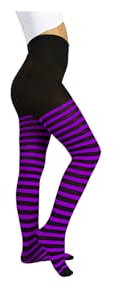 COLLANT RIGA BAMBINA 4/7 ANNI ACCESSORIO CARNEVALE/HALLOWEEN PEGASUS (VIOLA)