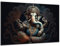 Munera Design - Bild 56x84 - Ganesha Symbol - Wand-Bilder Wohnzimmer