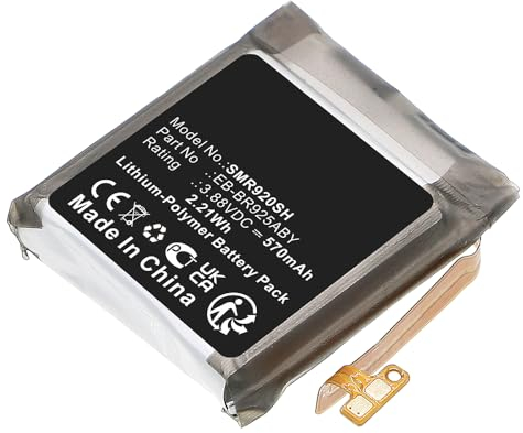 CELLONIC, Battery for Smartwatch & fitness tracker compatible with Samsung Galaxy Watch 5 Pro (570mAh, 3.88V) Replacement battery EB-BR925ABY