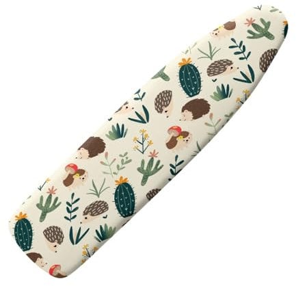 Replacement ironing board cover,extra thick ironing board cover,ironing board cover and pad standard size,(Panda) animal print pattern, polyester material, easy to install, ( Color : 2 , Size : Large