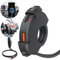 Chargeur USB étanche avec deux ports de charge rapide – 30 W Type-C et QC 3.0 18 W Chargeur rapide USB pour téléphone, tablette et GPS, adaptateur de guidon de moto pour motos DC 12 V-24 V