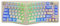 CORBOBO x LEOBOG Alice A75 Ergonomic Keyboard, Wireless Mechanical Gaming Keyboard Tri-Mode BT5.0/2.4G/Wired with Joystick and Knob, 75% Layout RGB Backlit Hot Swappable Linear Switches for Win