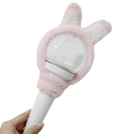 LUCKGONI Plüsch-Abdeckung für Leuchtstab, Kpop-Lampenstab, Cartoon-Abdeckung, dekorative Leuchtstabhülle, kratzfeste Knicklicht-Hülle