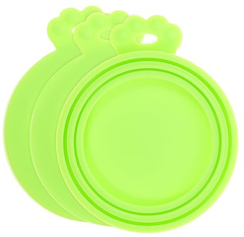 Kisangel 15 STK Silikondeckel Für Dosen Getränkedose Abdecken Universelle Behälterabdeckung Abdeckungen Für Gewürzbecher Hundefutterdeckel Für Dosenfutter Dosendeckel Kieselgel Light Green