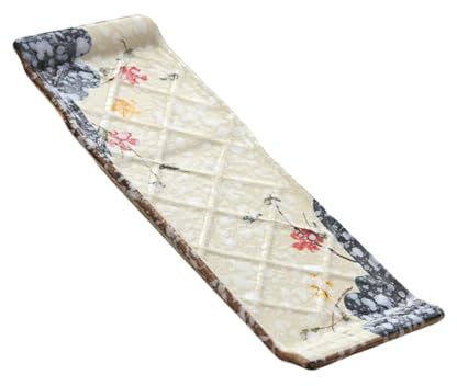 PRETYZOOM Plato De Sushi Delicado De Estilo Japonés Plato De Comida Al Estilo Japonés Para Servir Sushi De Cerámica Para Eventos Japoneses