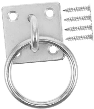 KITANDOVE Cross Tie Ring Für Pferde Einstellbarer Anbindering Mit Schrauben Robuste Und Langlebige Lösung Für Ställe Waschplätze Und Training Zubehör Für Pferdepflege Und