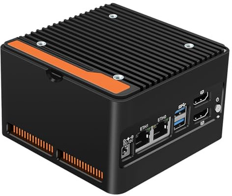 FakestarPC New Pocket NAS 4xM.2 NVMe Board 12th Gen Firewall Mini PC Inṭel N200 2xi226-V 2.5G Soft Router DDR5 4800 2xUSB3.2 2xHDMI Desktop Computer