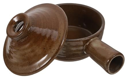 BEBEMOKO 1stück Earthenware Casserole Mit Deckel Hochtemperaturbeständige Suppen Und Reis-pfanne Für Gesunde Küche Für Eintöpfe Und Traditionelle Gerichte