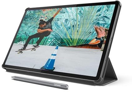 Lenovo Idea Tab Pro - Student Tablet - Google Gemini - 12.7” 3K LCD Display - 8 GB Memory - 128 GB Storage - MediaTek Dimensity 8300 - Includes Pen and Folio Case