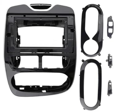 Cadre Panneau D'autoradio pour R&enault pour Clio 4 2012 2013 2014 2015 2016 2017 2018 2019 Kit D'installation Façade D'autoradio 2 DIN 9/10,1 Pouces(10 inch Frame 12-19)