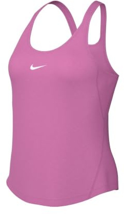 Nike Damen One CLSC Df Strpy Tank T-Shirt, Playful Pink/White, M
