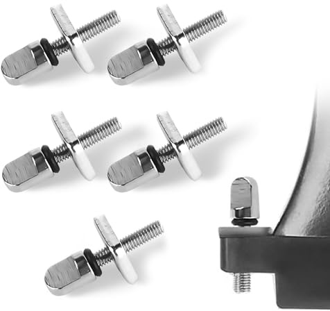 Nevoluxer 5 Piezas Tornillo para Tabla Surf – para Tornillo Aleta Deslizante, Kit de Repuesto Acero Inoxidable, Compatible para Mistral Tornillo quilla Padel Surf