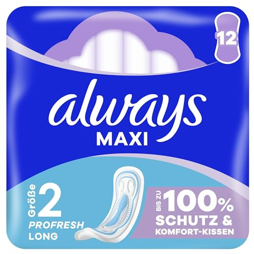always Maxi Binde - Größe 2 - ProFresh Long 12 Stück