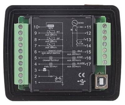 1 pz BX30D Diesel Engine Control Box Cabinet DC30D Generatore Controller Auto Start Stop Interfaccia USB PC