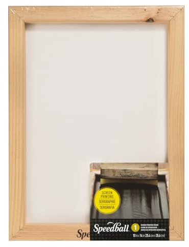 Speedball 110 Monofilament Screen Printing Frame & Base Unit, 10-Inch x 14-Inch