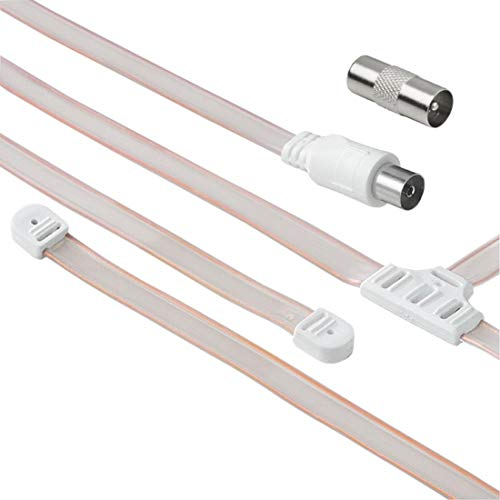 Hama 00122482 Koax Dipole Wurfantenne (75 Ohm) weiß