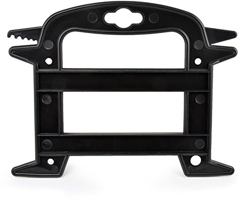 Ganzoo Seilwickler, Paracord Winder, groß, zum sauberen Aufwickeln von Paracord-Seilen, Aufspul-Vorrichtung für alle Fäden, Schnüre, Seile, Farbe: schwarz