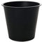 VIVANNO Insert Rond en Plastique Insert pour jardinière Noir D21 x H19,5 cm