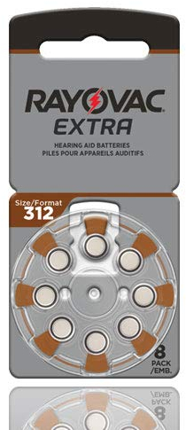Rayovac Extra Advanced Hörgerätebatterien Größe