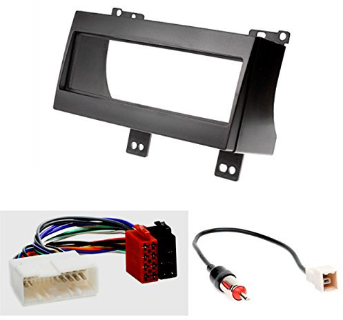 CARAV 11-023-14-1 Kit d'installation d'autoradio 1-DIN pour KIA CEE'D 2007-2009 + câble adaptateur ISO et antenne