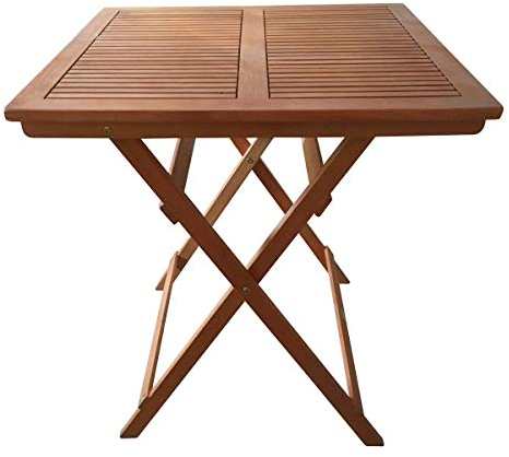 Sedex Linus Gartentisch 70x70 cm/Klapptisch/Holztisch/Bistrotisch aus Eukalyptus