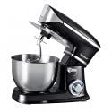 Techwood tcdr-136 Robot Pétrin - Noir Bol inox de 6.5 L. 1300 WATTS