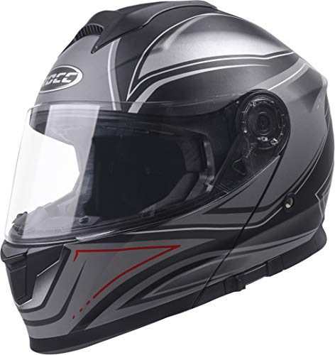 Rocc 661 Klapphelm Schwarz Matt/Silber M