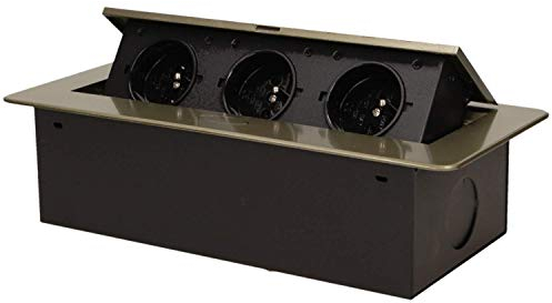 ORNO OR-AE-1336 Prise Encastrable avec Rebord Plat (Laiton) - Produit Vendu sans Câble, à Acheter Séparément