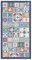 Panorama Alfombra Vinílica Cocina Baño - Varios Tamaños - (Estilo Hidráulica Color Multicolor 60x110 cm)