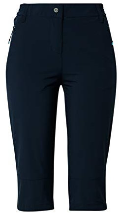Killtec Damen Shorts Terasi - Caprihose Frauen - Bermuda Shorts Damen - Kurze Hose ist wasserabweisend, dunkelnavy, 46