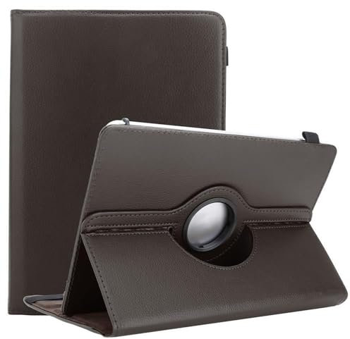 Cadorabo Étui pour Tablette Compatible avec Xiaomi Mi Pad 4 Plus (10.1) en Marron - Housse de Protection en Cuir synthétique avec Fonction de Support - Étui à 360 degrés avec Bande élastique